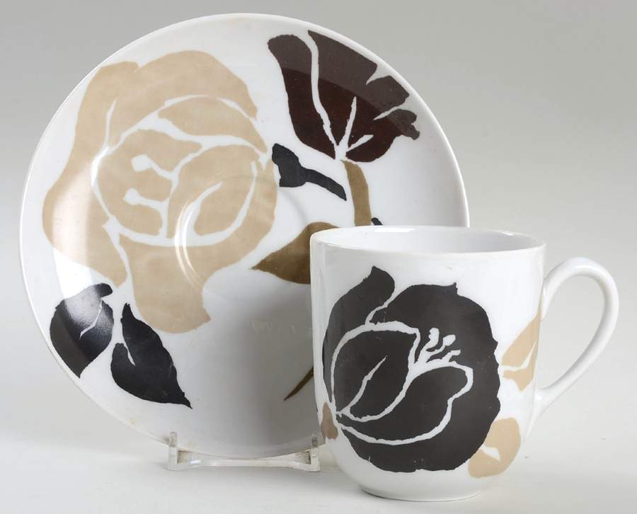 Montreaux Flat Cup & Saucer Set by Suisse-1