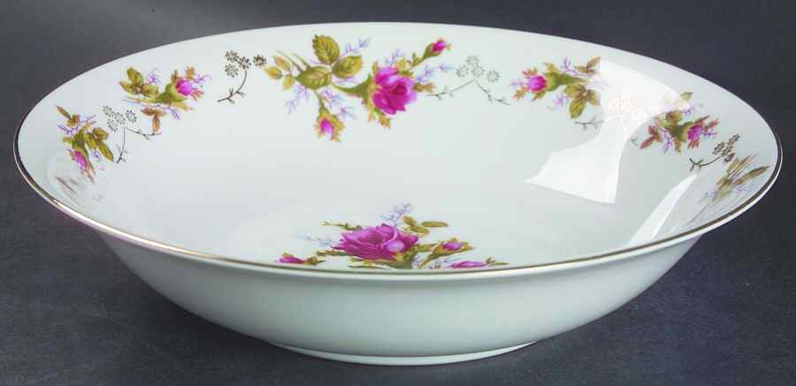 Moss Rose 9" Round Vegetable Bowl by Summit-1