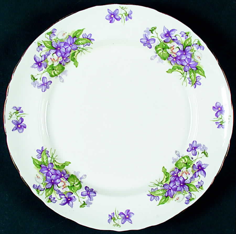 Devon Violets Dinner Plate by Sutherland-1