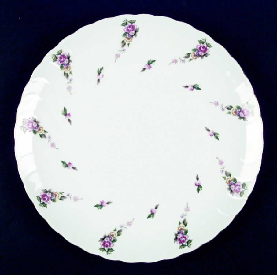 Floral Trail Dinner Plate by Swirl-1