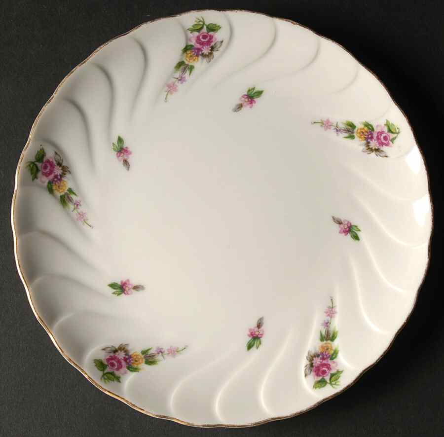 Floral Trail Bread & Butter Plate by Swirl-1
