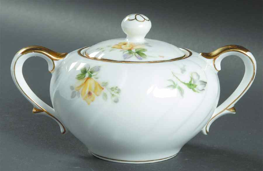 Summer Song Sugar Bowl & Lid by Swirl-1