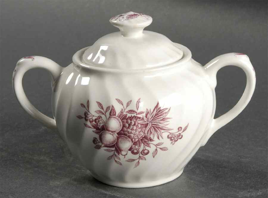 Desire (Plum) Sugar Bowl & Lid by Swinnertons-1