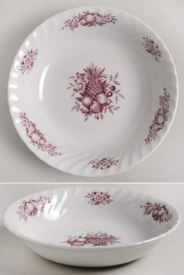 Desire (Plum) Coupe Soup Bowl by Swinnertons-1