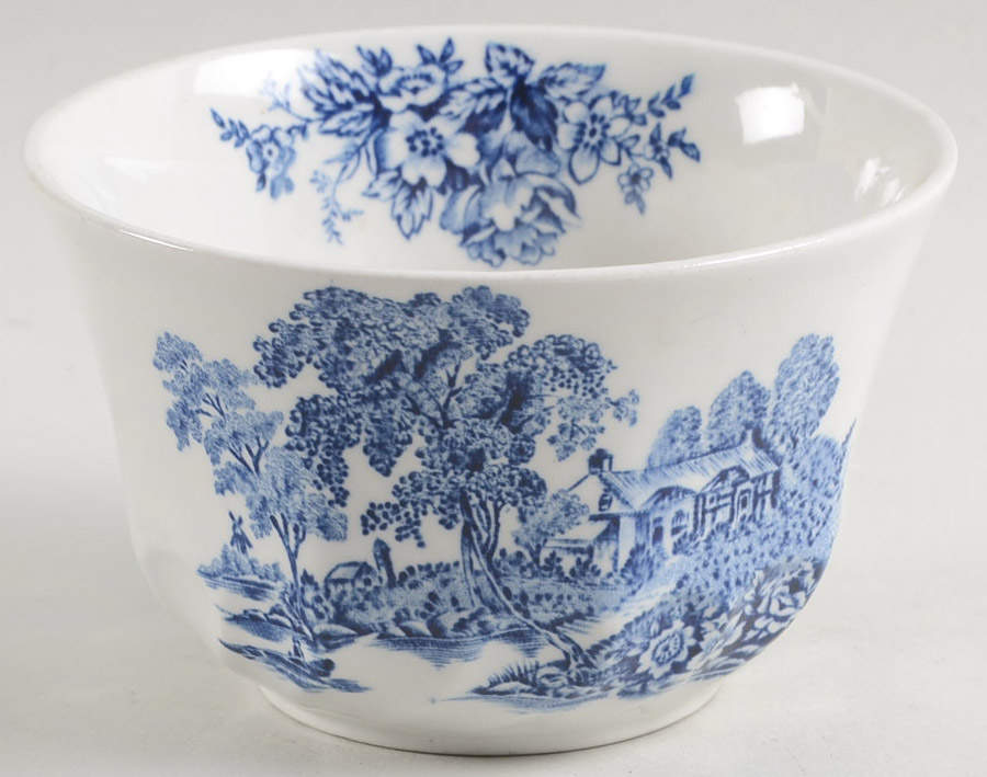 The Ferry Blue Open Sugar Bowl by Swinnertons-1