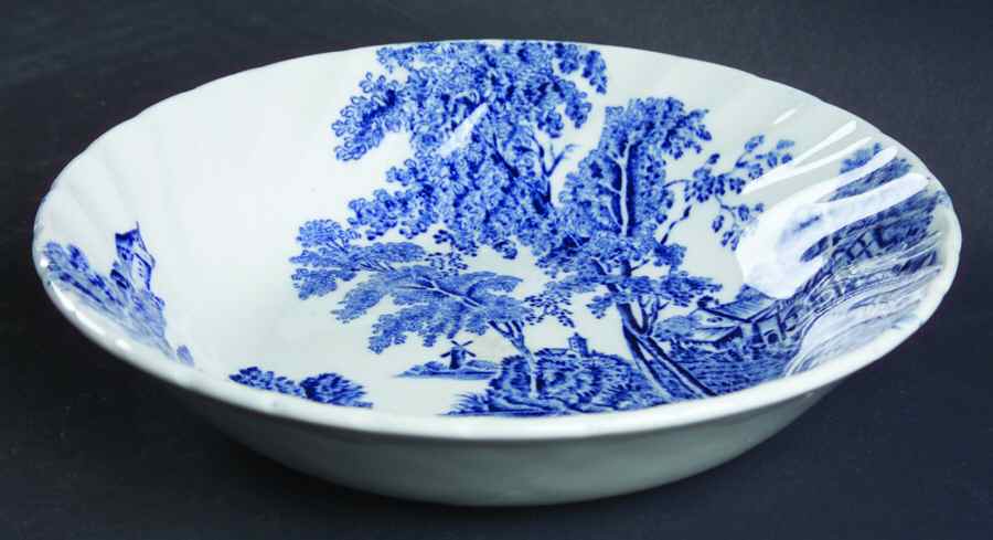 The Ferry Blue Fruit/Dessert (Sauce) Bowl by Swinnertons-1