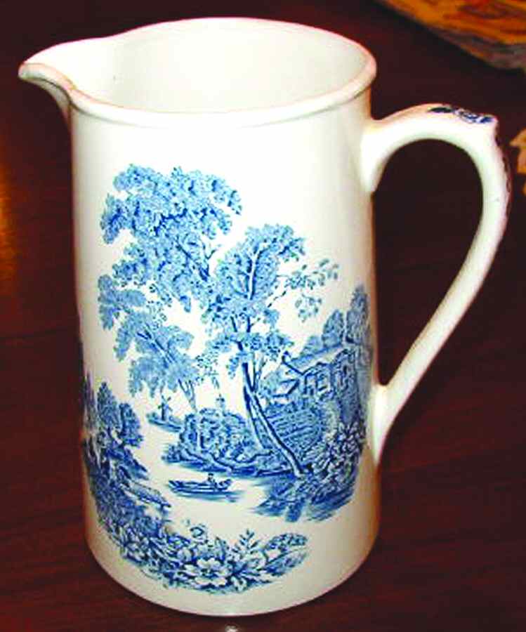 The Ferry Blue 32 Oz Pitcher by Swinnertons-1