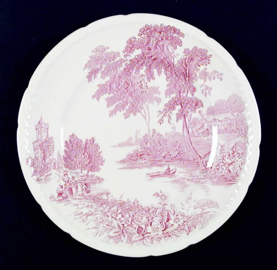 The Ferry Pink (Cream, Scallop) Dinner Plate by Swinnertons-1