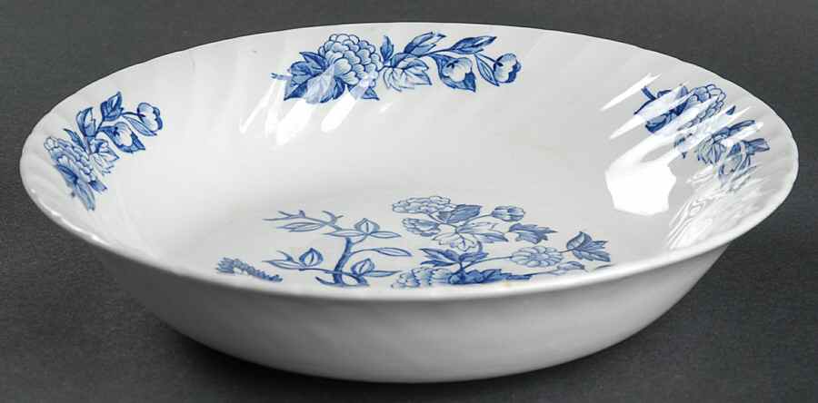 Indian Tree Blue Coupe Soup Bowl by Swinnertons-1