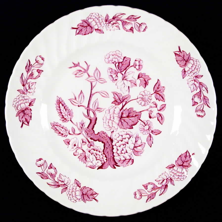 Indian Tree Pink Dinner Plate by Swinnertons-1