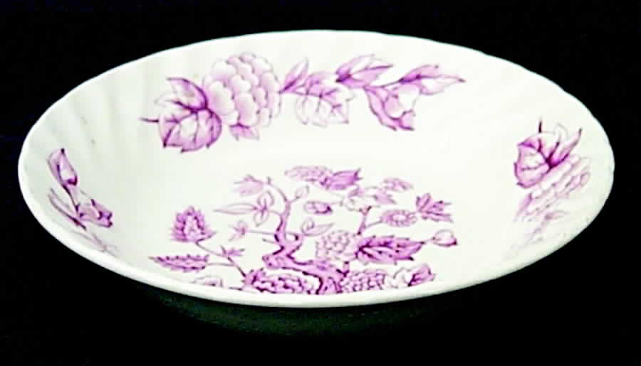 Indian Tree Pink Fruit/Dessert (Sauce) Bowl by Swinnertons-1