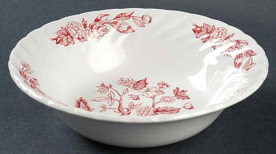 Indian Tree Pink Coupe Cereal Bowl by Swinnertons-1