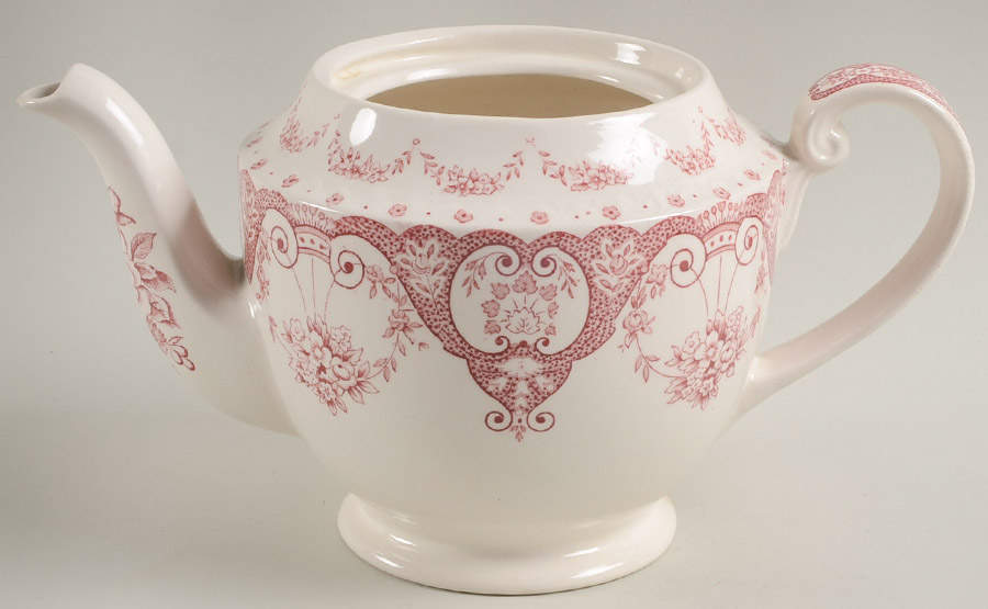 Kent Pink Teapot No Lid by Swinnertons-1