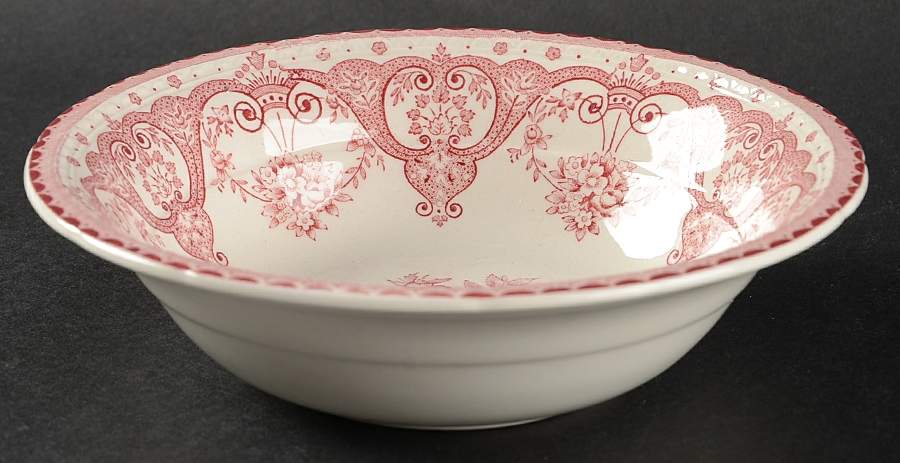 Kent Pink Rim Cereal Bowl by Swinnertons-1