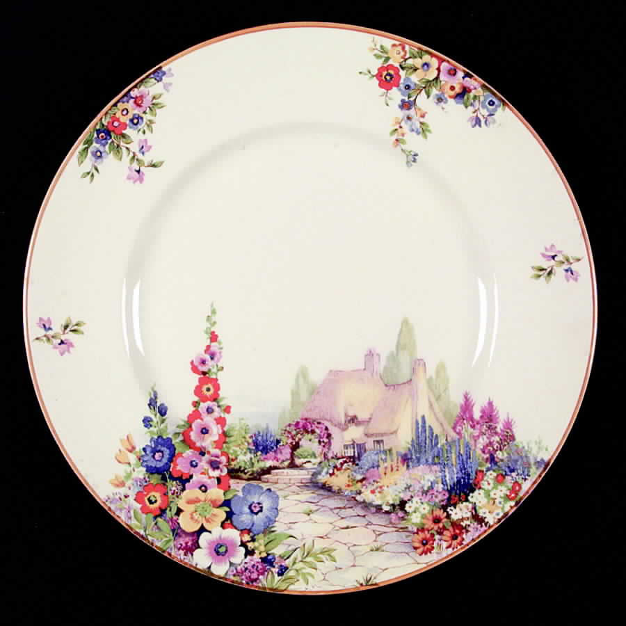 Old England Gardens Dinner Plate by Swinnertons-1