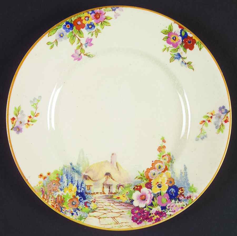 Old England Gardens Bread & Butter Plate by Swinnertons-1
