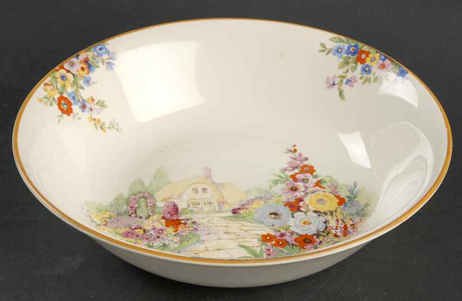 Old England Gardens 8" Round Vegetable Bowl by Swinnertons-1