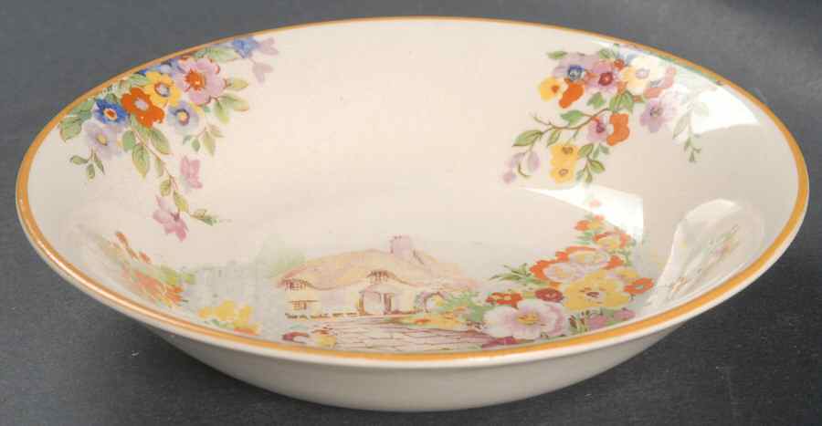 Old England Gardens Fruit/Dessert (Sauce) Bowl by Swinnertons-1