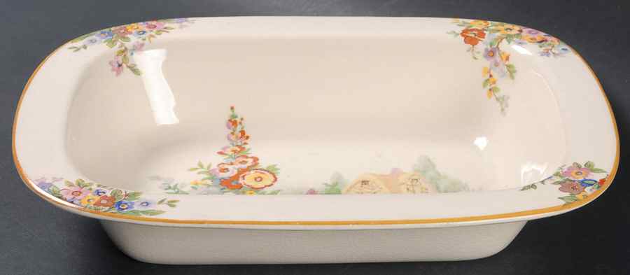 Old England Gardens 9" Oval Vegetable Bowl by Swinnertons-1