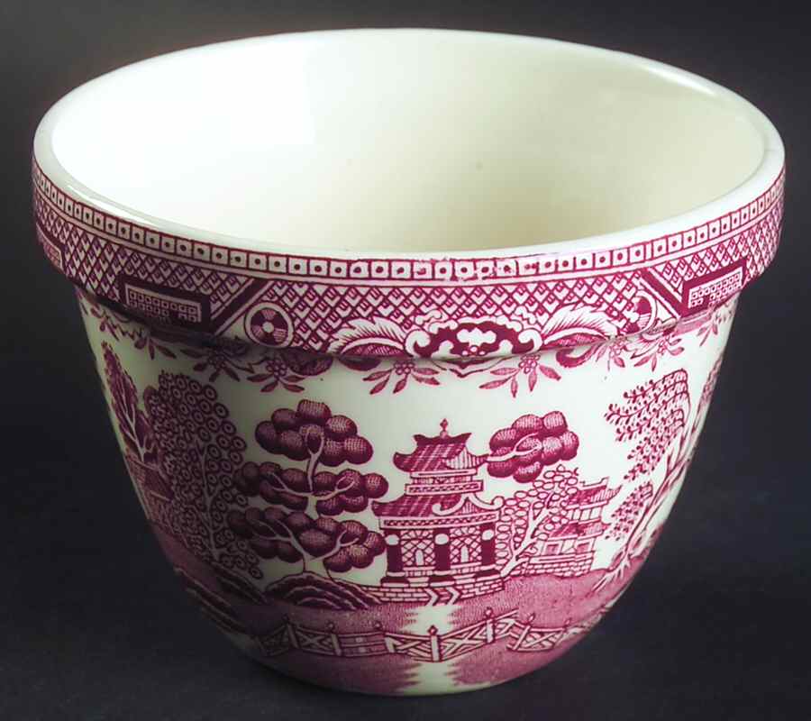 Old Willow Pink 4" Mixing Bowl by Swinnertons-1