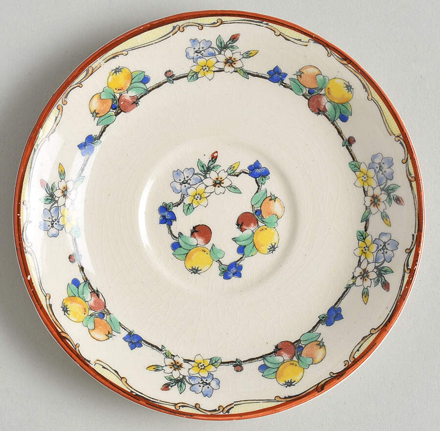 Orchard Saucer for Demitasse Cup by Swinnertons-1