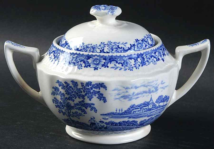 Silverdale Sugar Bowl & Lid by Swinnertons-1
