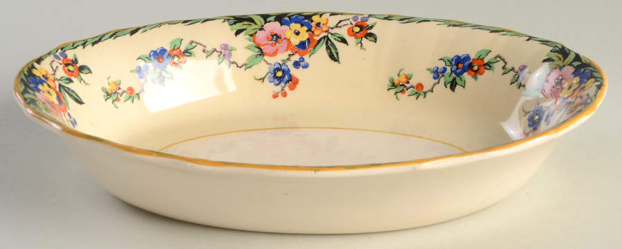 Surrey 9" Oval Vegetable Bowl by Swinnertons-1
