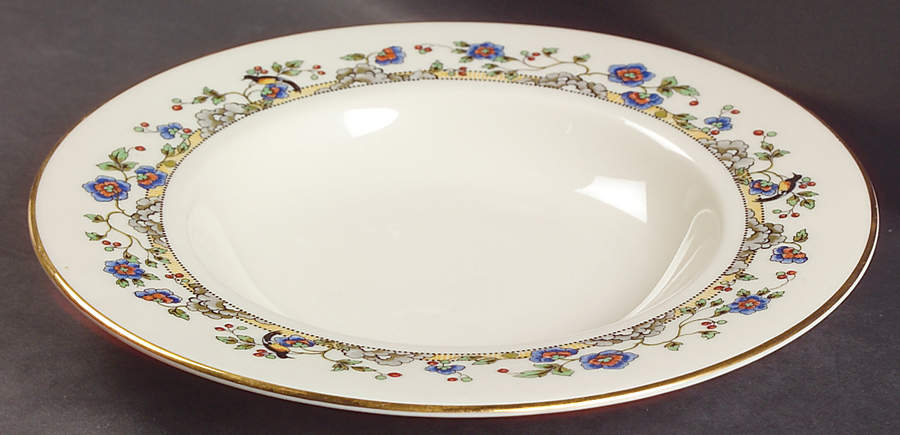 Cloisonne Large Rim Soup Bowl by Syracuse-1