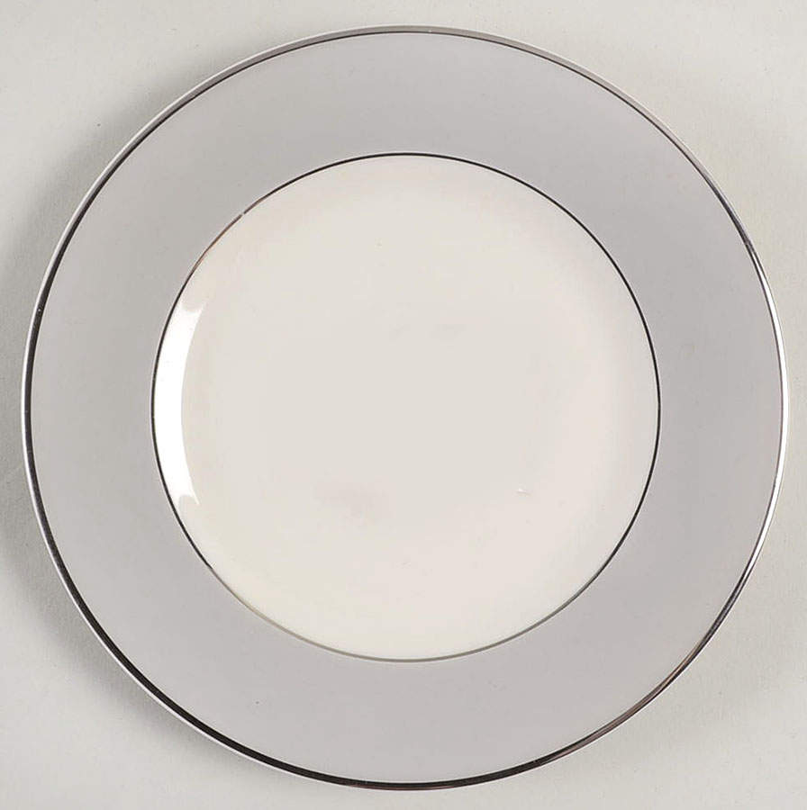Debutante Gray Bread & Butter Plate by Syracuse-1