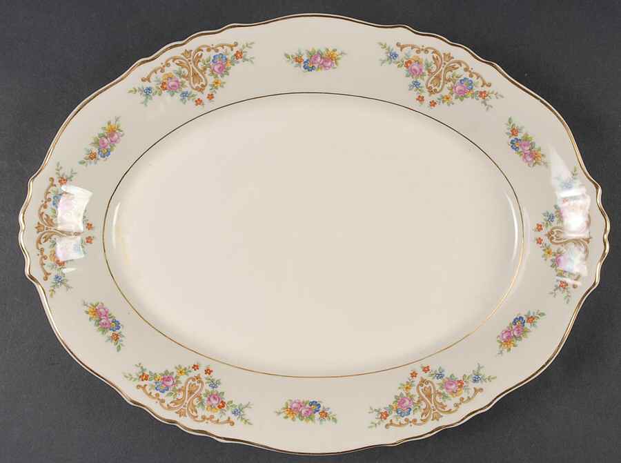 Marietta 12" Oval Serving Platter by Syracuse-1