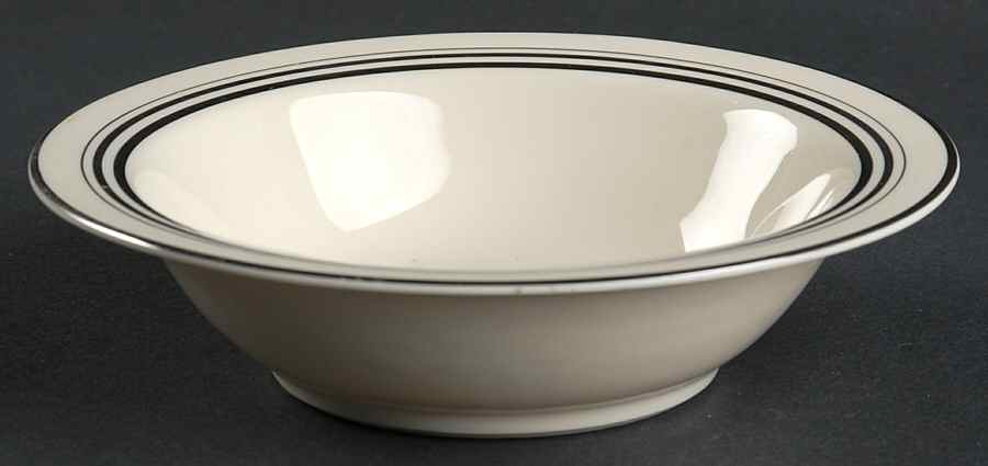 Nimbus Platinum Rim Cereal Bowl by Syracuse-1