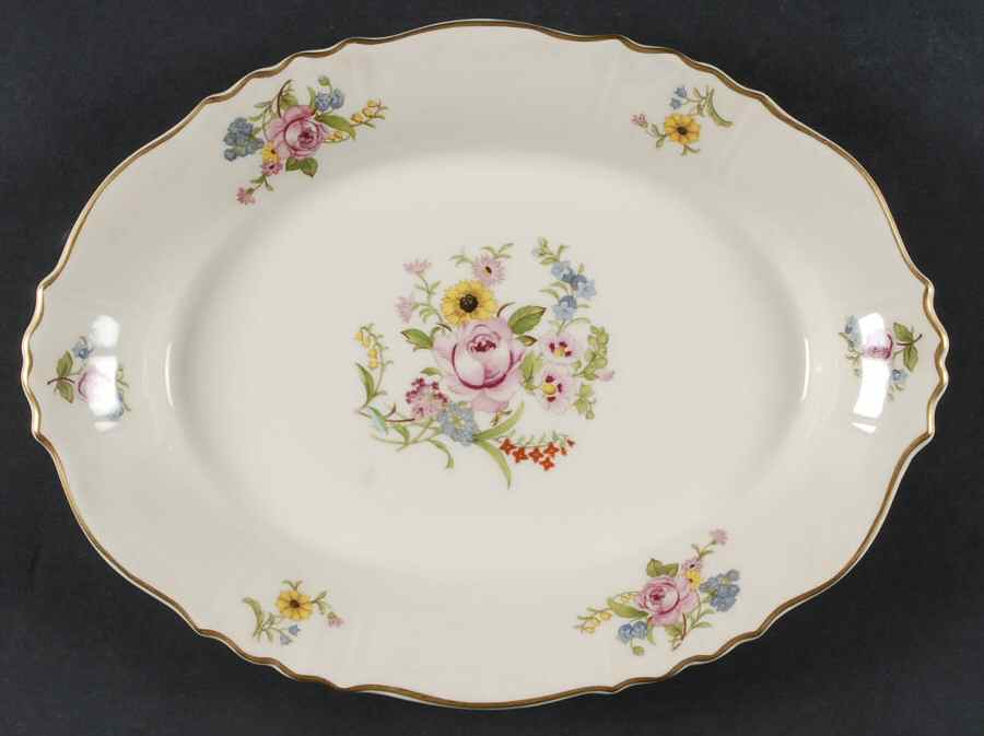 Portland 12" Oval Serving Platter by Syracuse-1