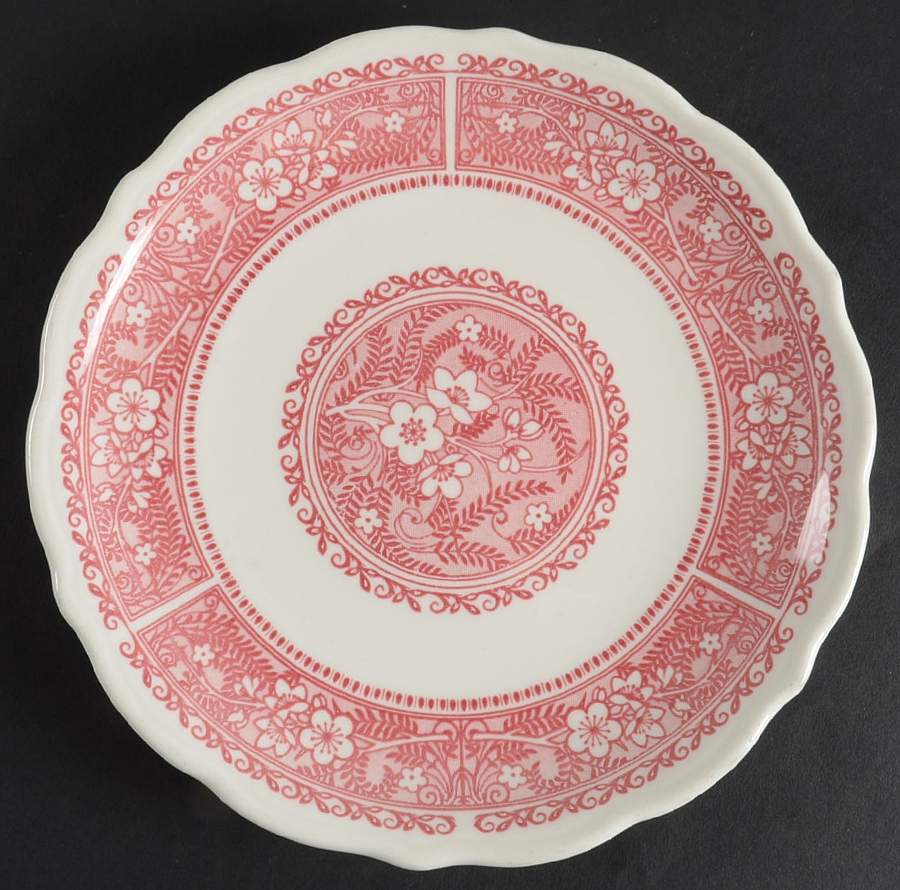 Strawberry Hill Pink Salad Plate by Syracuse-1