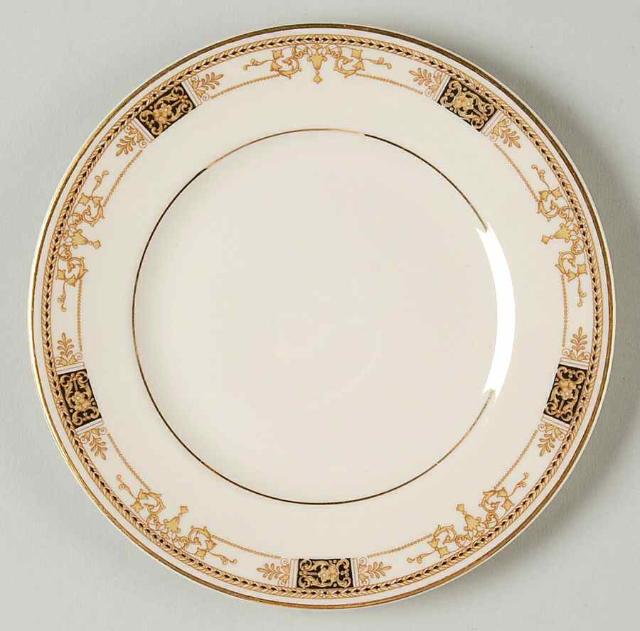 Webster (Old Ivory, Gold Trim) Bread & Butter Plate by Syracuse-1