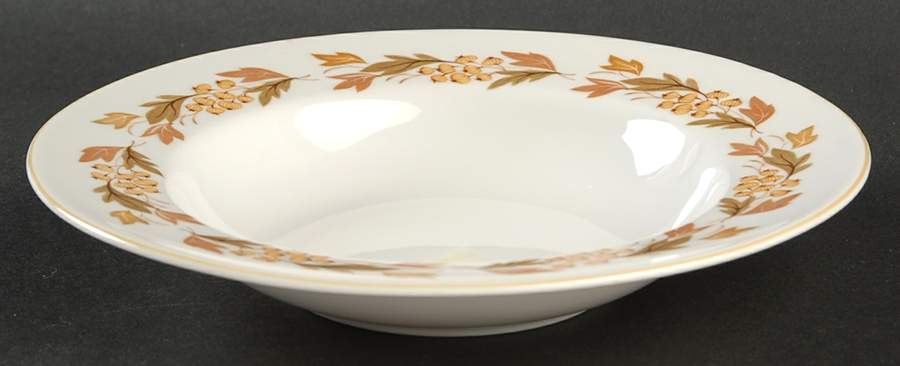 Autumn Leaf Rim Soup Bowl by Susie Cooper-1