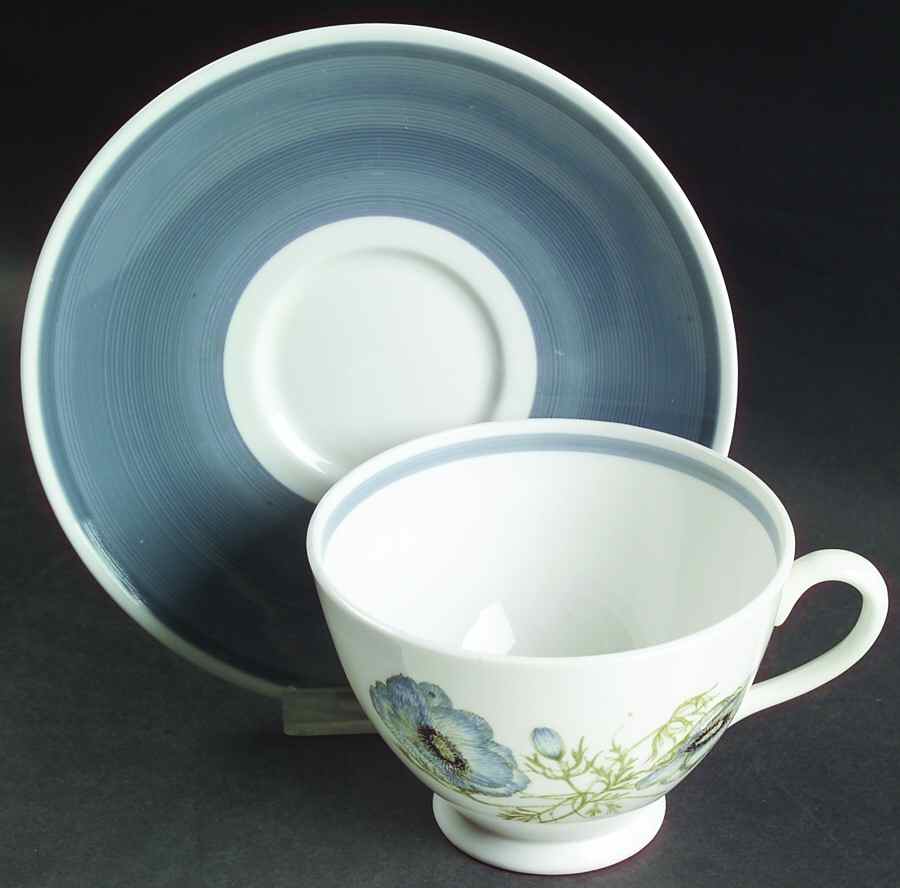 Glen Mist (Susie Cooper Signature Stamp) Breakfast Cup & Saucer Set by Susie Cooper-1