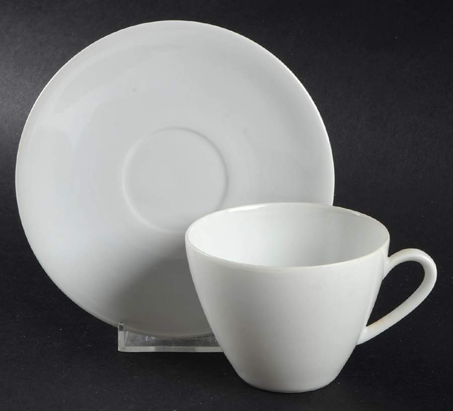 Isolde Flat Cup & Saucer Set by Seltmann-1