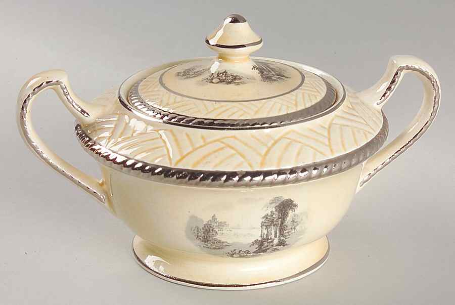 SFF1 Sugar Bowl & Lid by Sheffield Ware-1