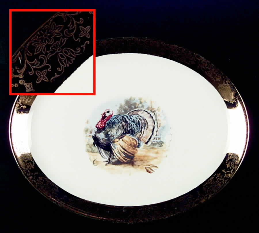 SAB40 14" Oval Serving Platter by Sabin-1