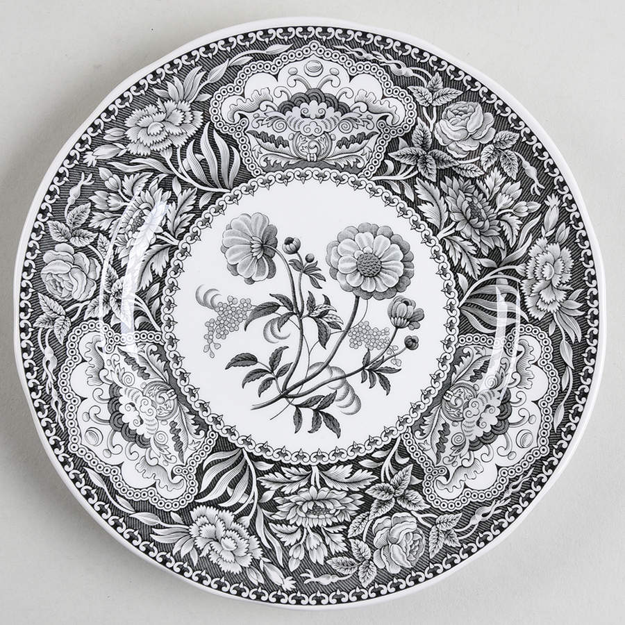 Archive Collection Black Salad Plate by Spode-1
