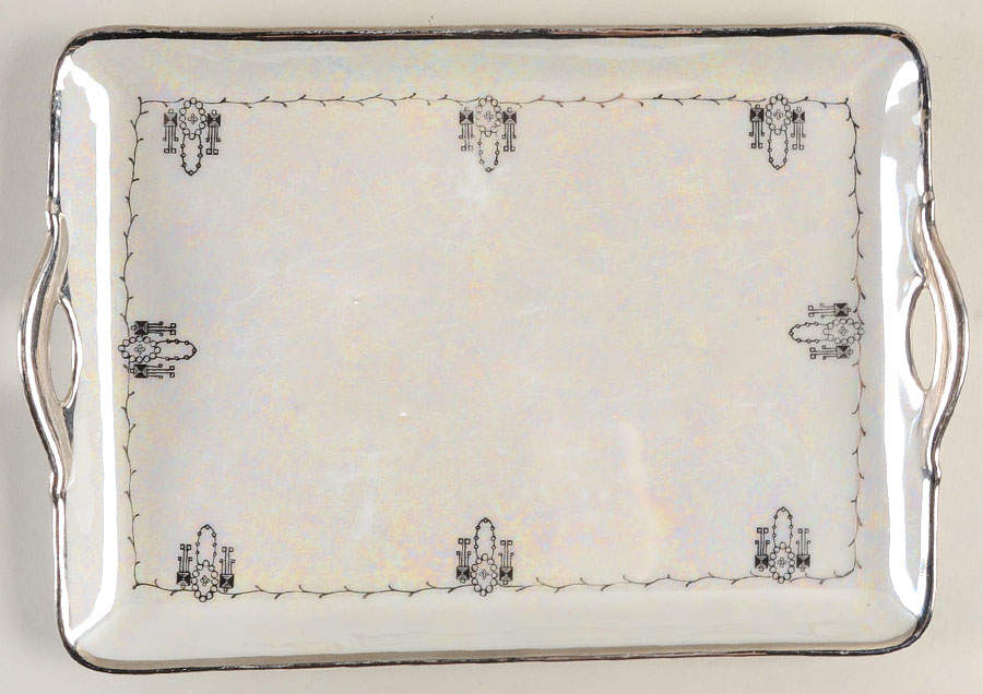 Colonial 10" Handled Tray by Silverite (Bavaria)-1