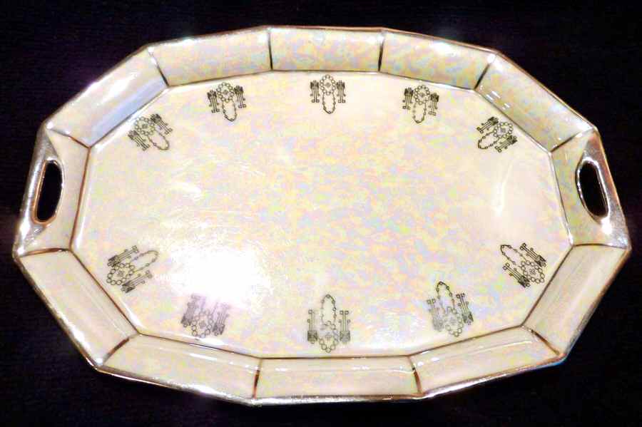 Colonial 9" Handled Tray by Silverite (Bavaria)-1