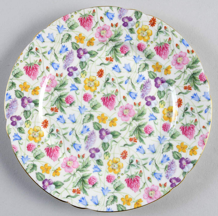 Countryside Salad Plate by Shelley-1