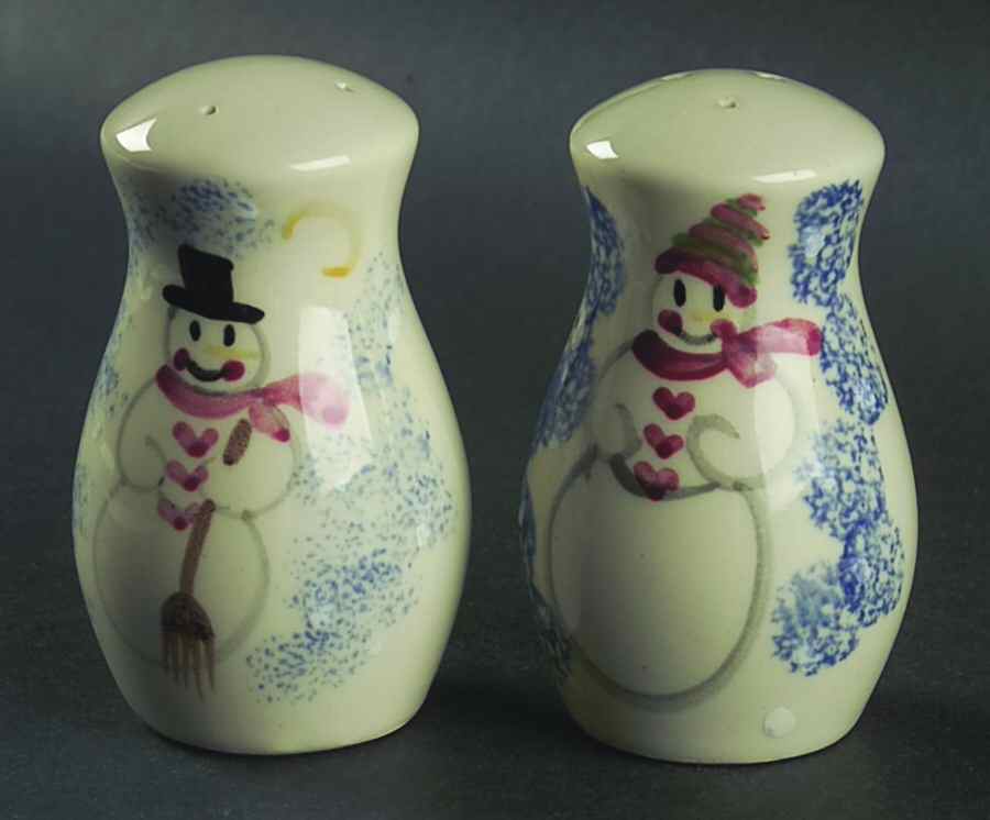 Snowman Family Salt & Pepper Set by Shannon & Daughters-1