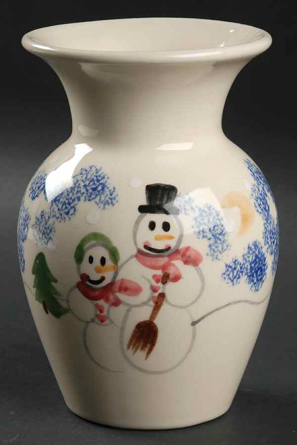 Snowman Family 6" Vase by Shannon & Daughters-1