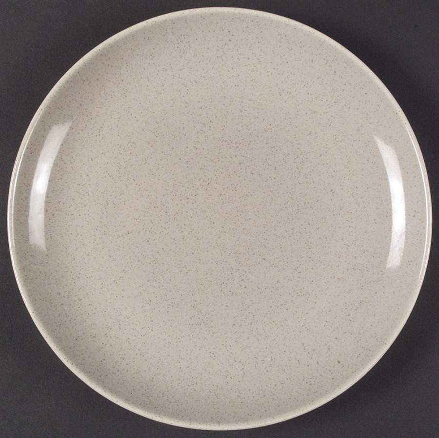 California Modern Light Gray (Speckled) Dinner Plate by Santa Anita-1