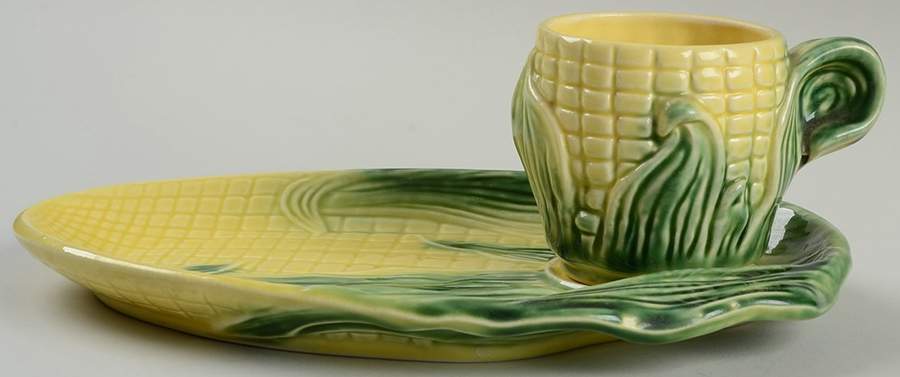 Corn Snack Plate & Cup Set by Stanford-1