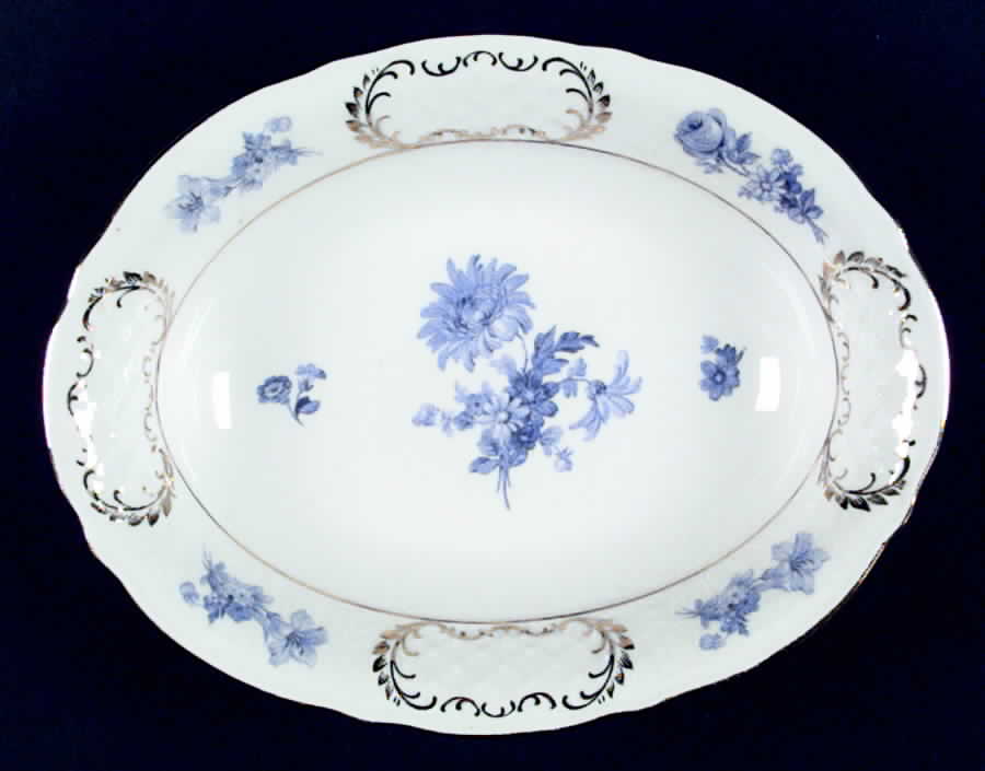 SCH173 9" Oval Vegetable Bowl by Schumann - Bavaria-1