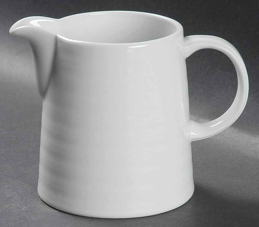Roulette White Creamer by Spal Porcelanas-1