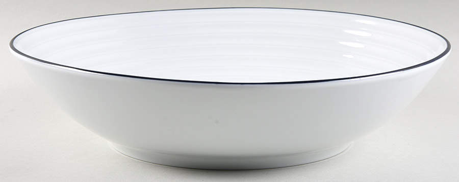 Roulette Blue 12" Round Serving Bowl by Spal Porcelanas-1